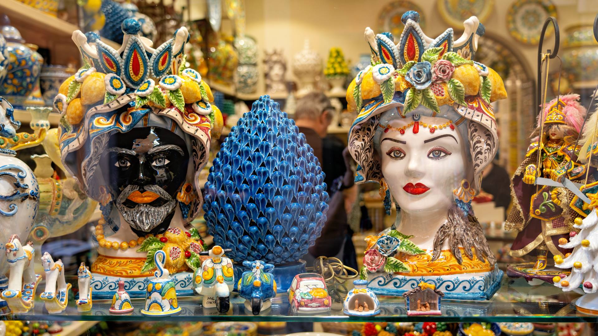 Souvenirladen in der Corso Umberto